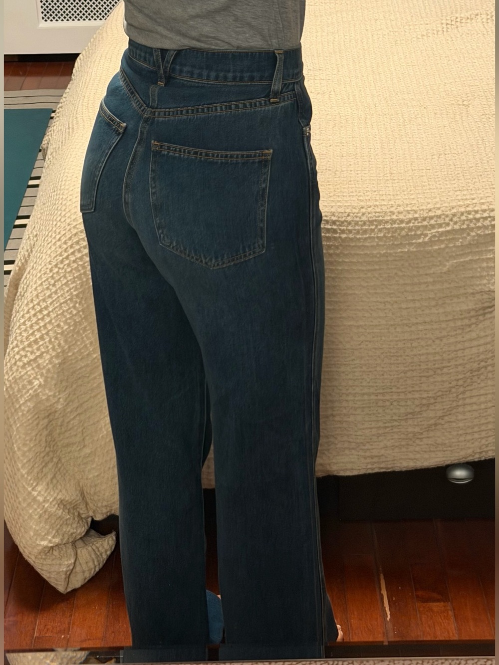 Veronica Beard Taylor High-Rise Wide-Leg Women’s Jeans in Rebel Moon size 26